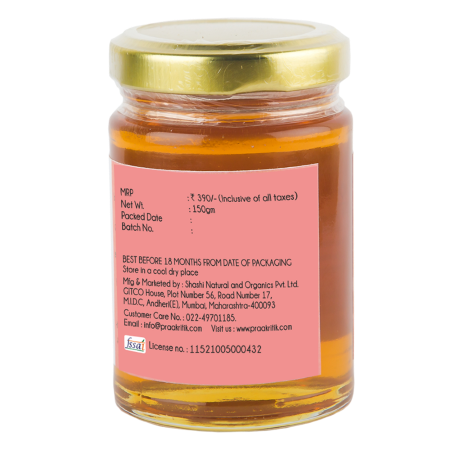 Praakritik Natural Acacia Honey 150 G view 2