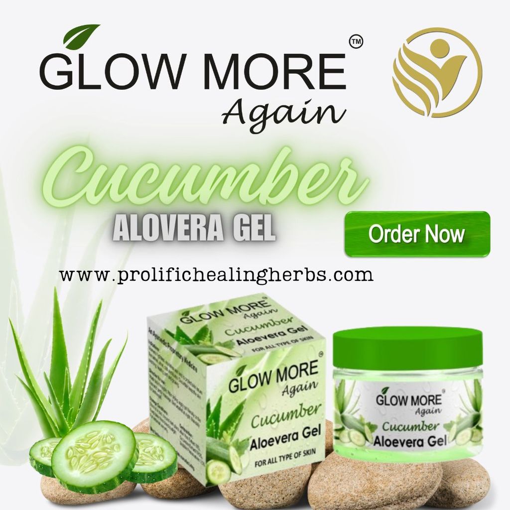 Glow More Again Cucumber Aloevera Gel ( Disappears dark circles and dark spots, Tighten pores, Brings natural glow to skin.) view 2