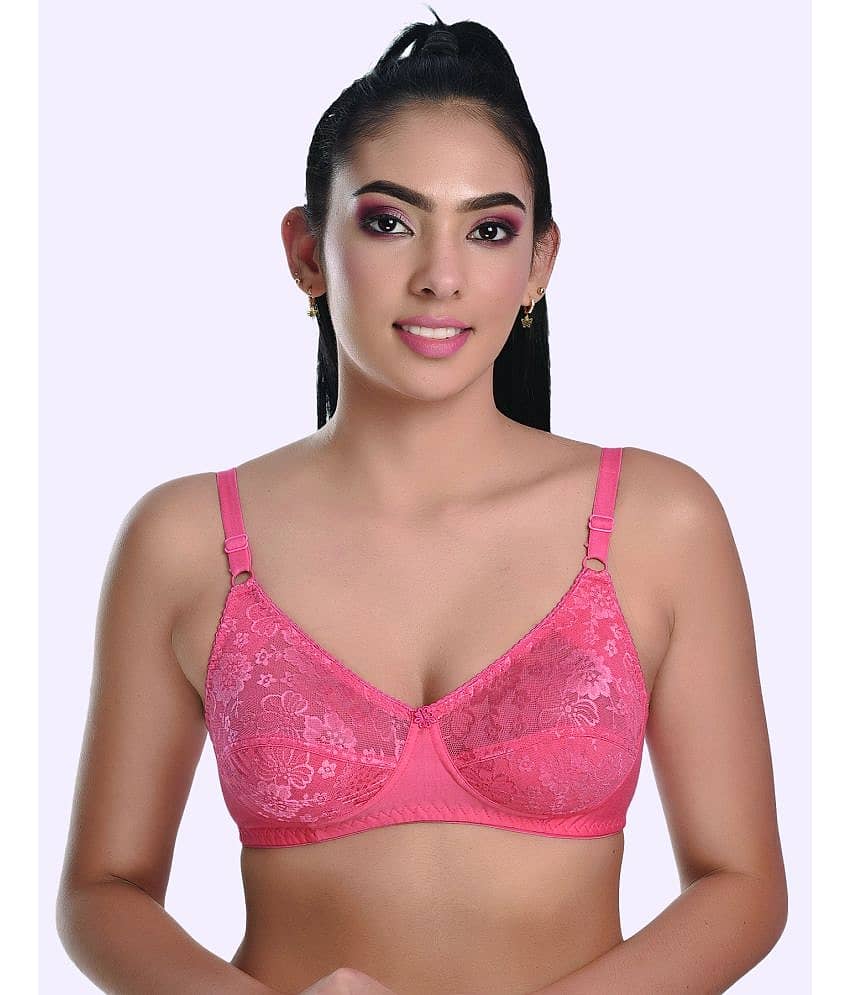 LadySoft Cotton Blend Non Padded Women's Everyday Bra ( Burgundy ) Nancy Bra