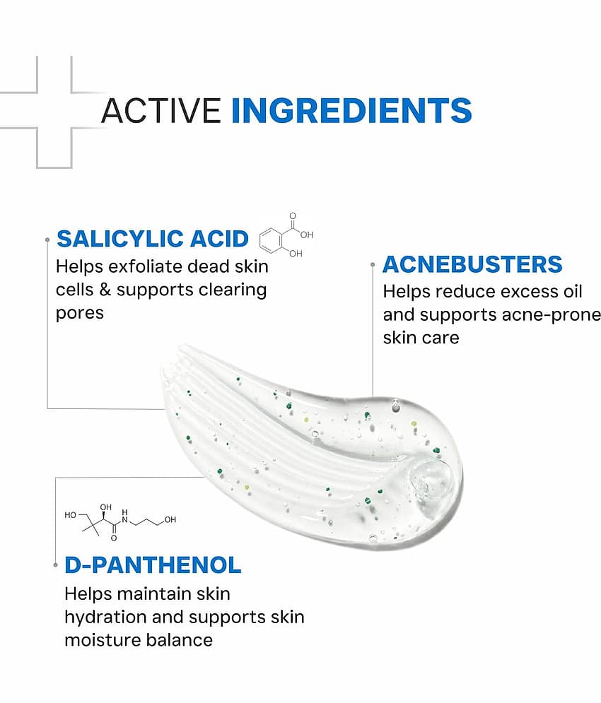 Dermatouch - Excess Oil Removal Face Wash For All Skin Type ( Pack of 1 ) view 2