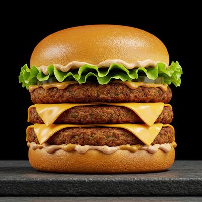 Crispy Veg Double Patty Burger