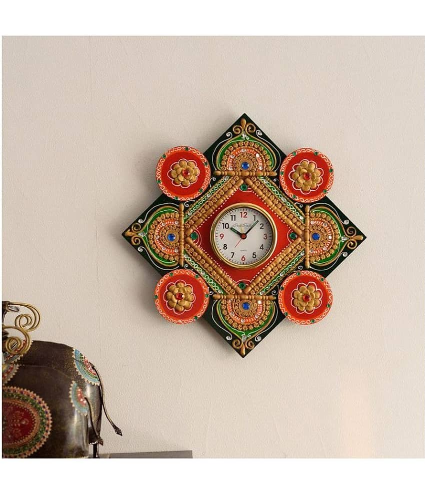 eCraftIndia Circular Analog Wall Clock - view 2