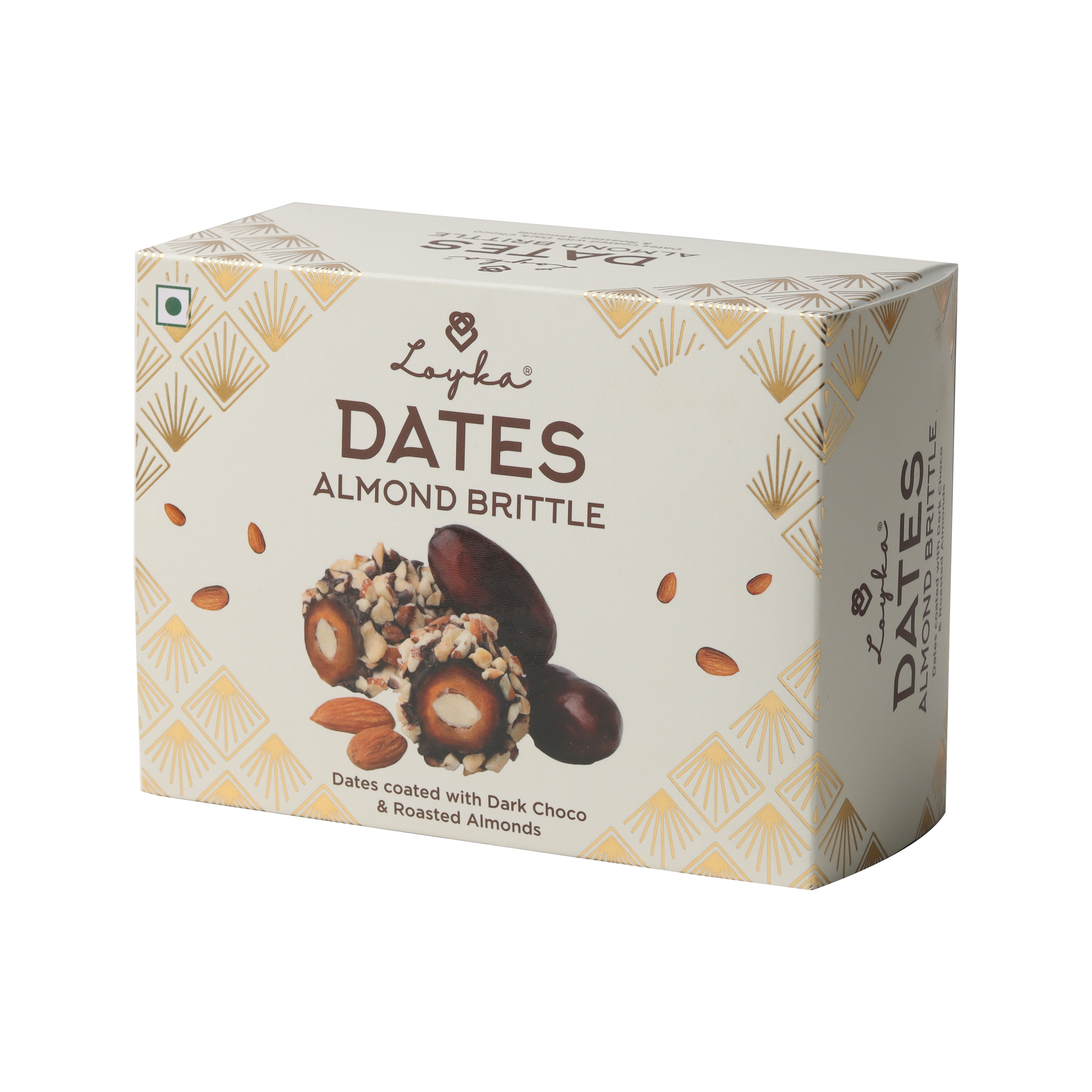 Loyka Almond Brittle Dates, 11 Pcs Box, 108 gm