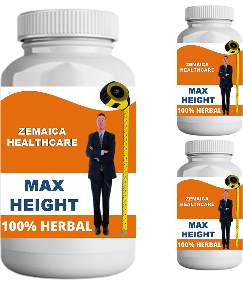 Zemaica Healthcare max height mango flavor 0.3 kg Powder Pack of 3