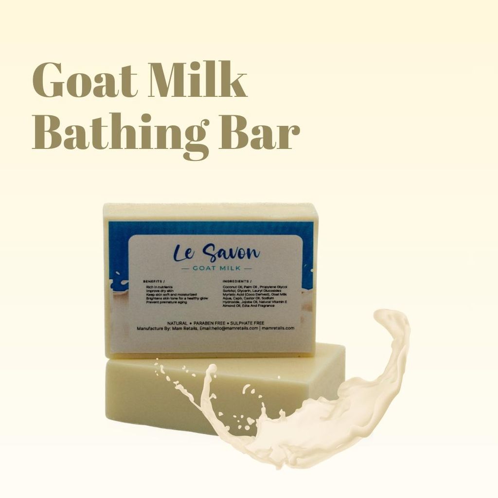 Le Savon Goat Milk - Natural, Paraben Free, Sulphate Free