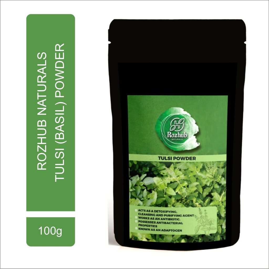 Rozhub Naturals Tulsi Powder - 100g view 2