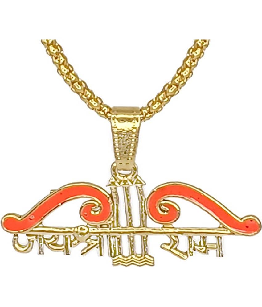 KRIMO Golden Pendant set ( Pack of 1 ) view 2