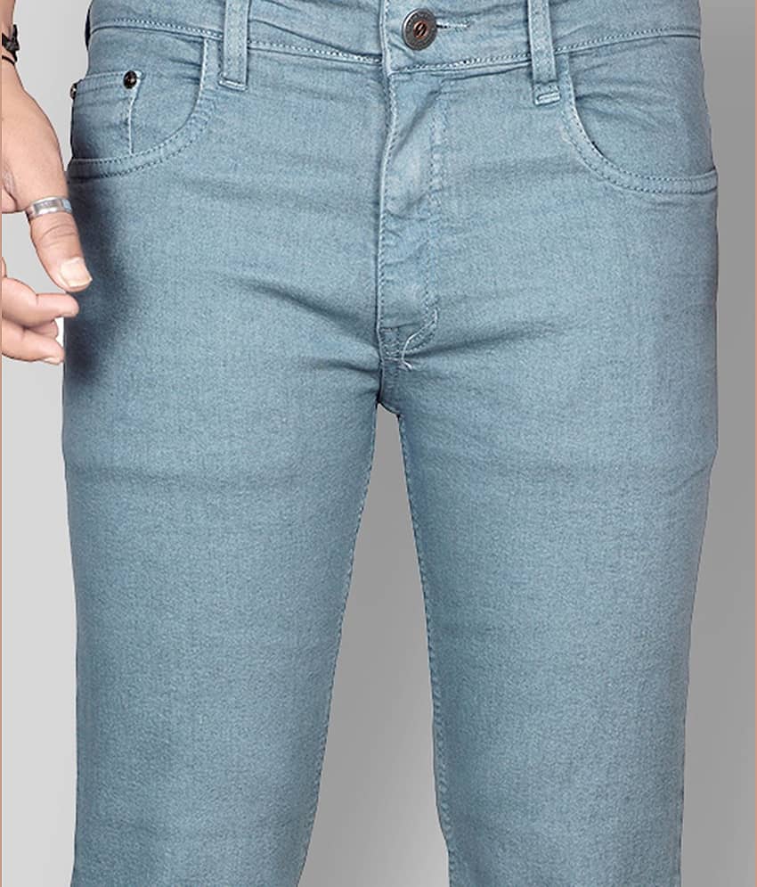 JB JUST BLACK - Grey Cotton Blend Regular Fit Men's Jeans ( Pack of 1 ) view 2