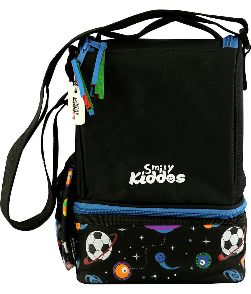 Smily Kiddos Black Polyester Lunch Bag Pack of 1 view 2