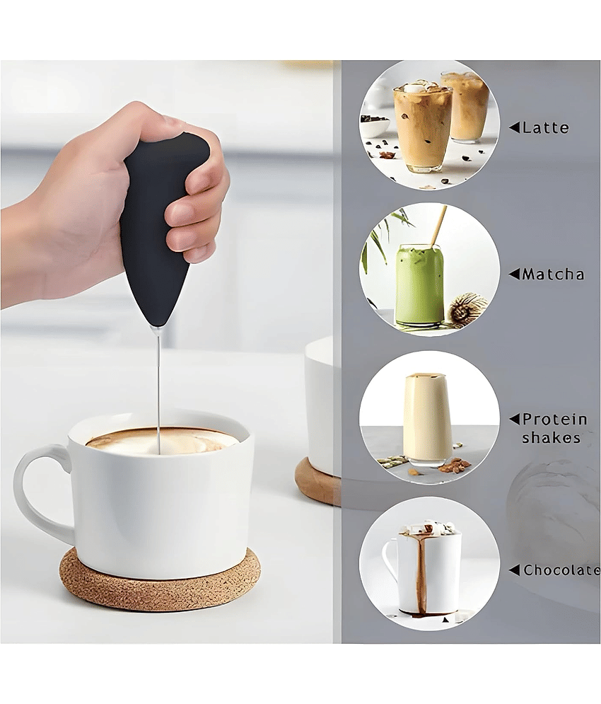 Milk Wand Mixer Frother for Latte Coffee Hot Milk, Milk Frother for Coffee, Egg Beater, Hand Blender, Coffee Beater view 2