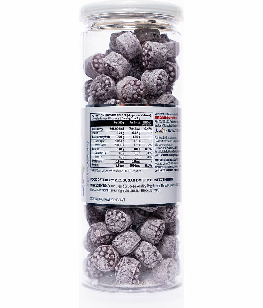 Shadani Black Currant Candy Hard Candies 255 gm Pack of 2 view 2