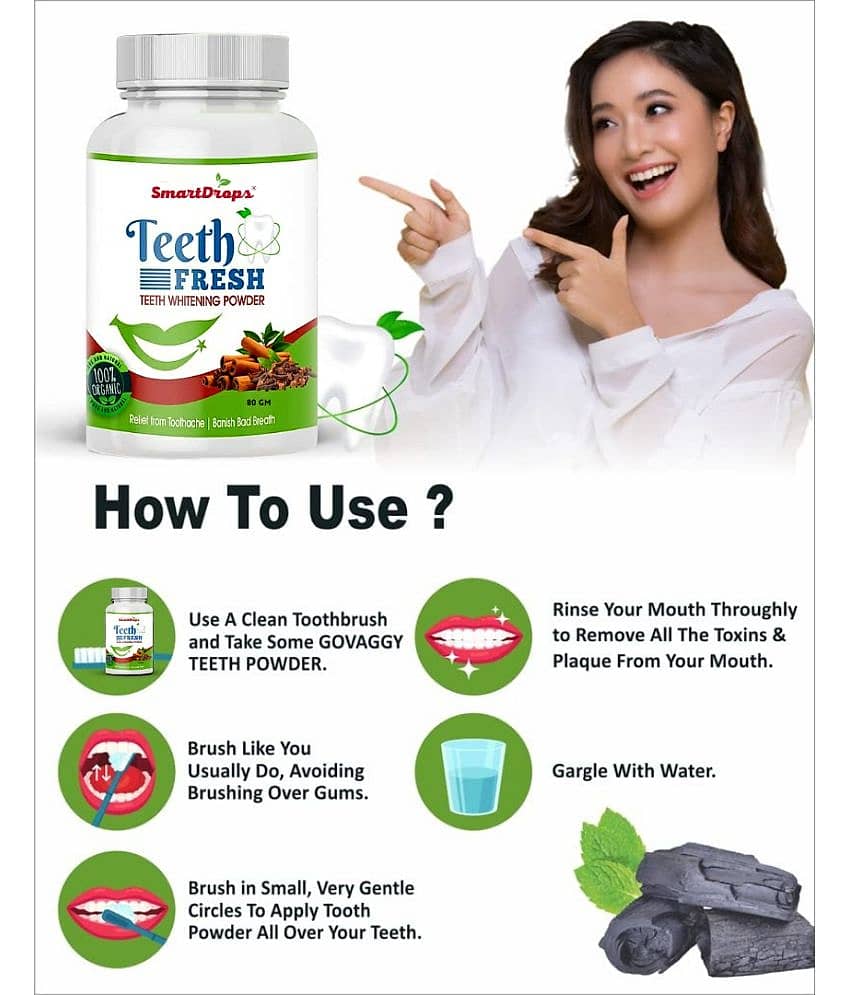 Smartdrops Teeth Whitening Powder 80 view 2