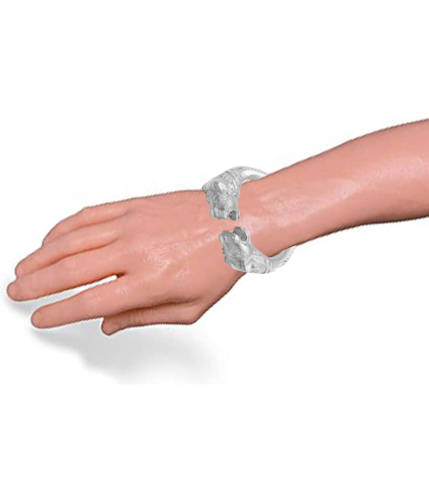 JIPPA Silver Kada ( Pack of 1 ) view 2