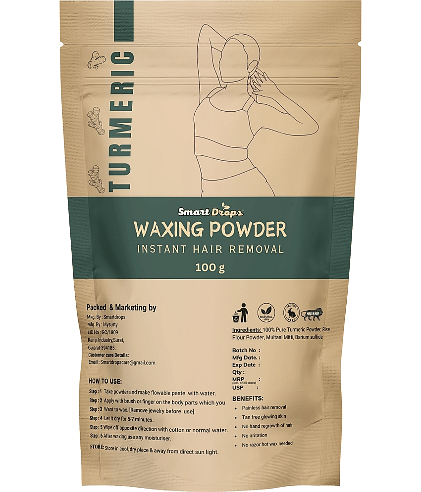 Smartdrops Fragrance Free Hair Removal Waxing for Men & Women 100 ( Pack of 1 ) view 2