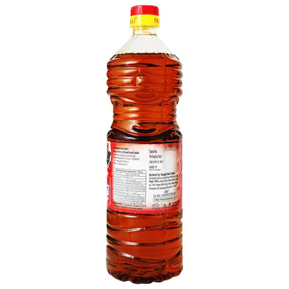 Patanjali Mustard Oil Bottle 1 Ltr view 2