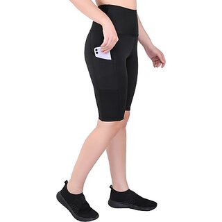 Ninq Printed Women Black Tights view 2