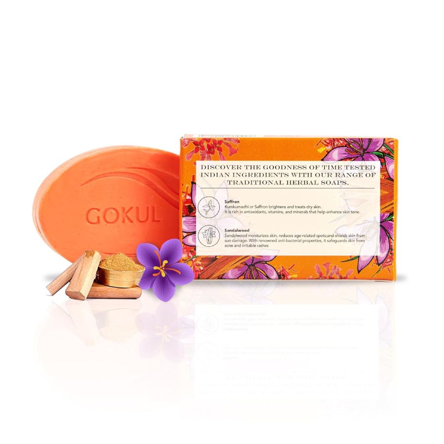 Gokul Saffron & Sandalwood 75 Gms view 2