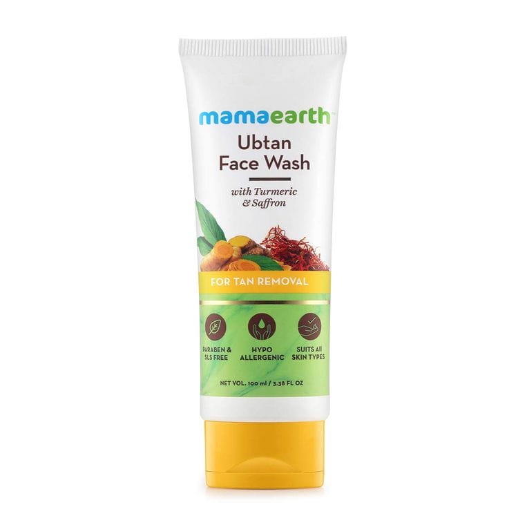 Mamaearth ubtan facewash (100 ml) + Sunscreen (80 gm) + moisturizer (80 gm) + face serum( 30 gm) Pack of 4 view 2