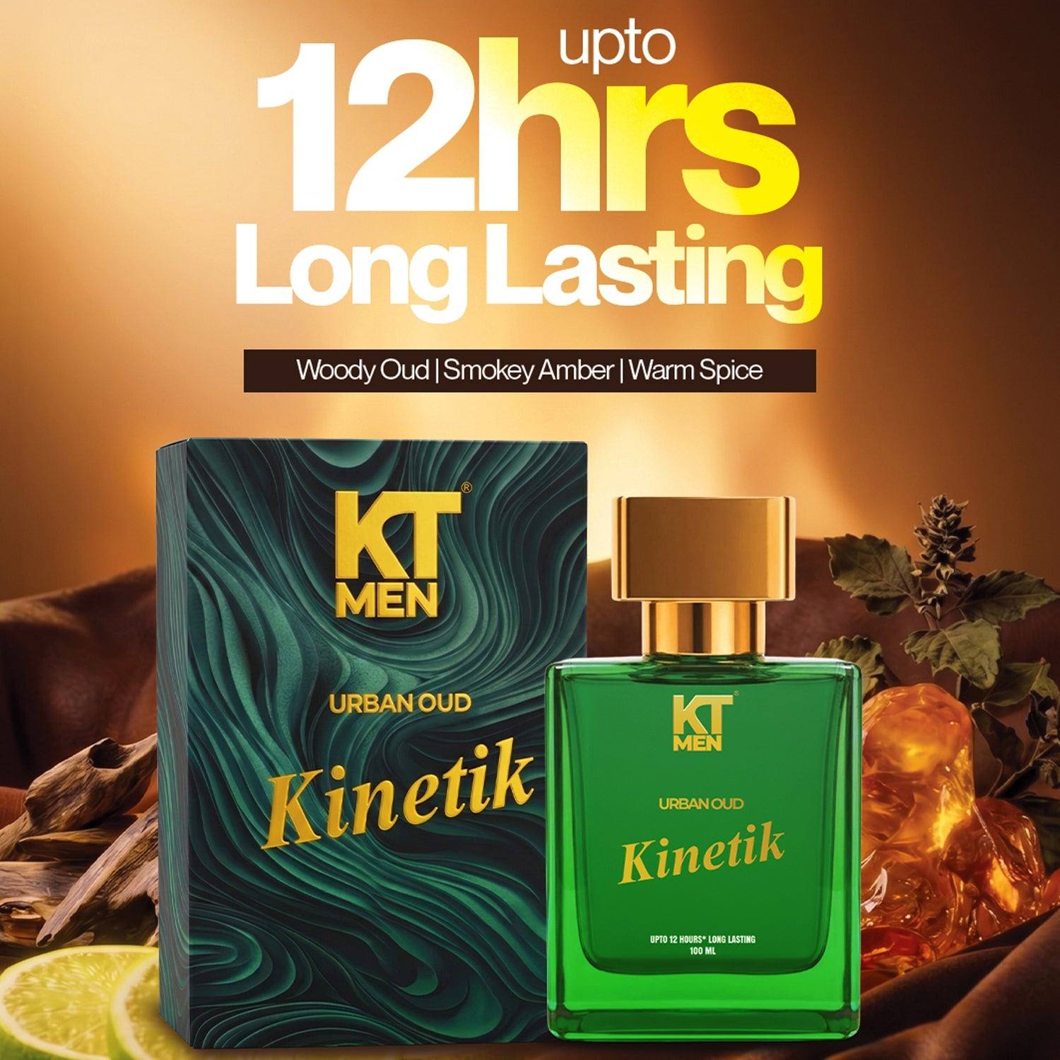 KT Men Urban Oud Kinetik Perfume - 100ml view 2