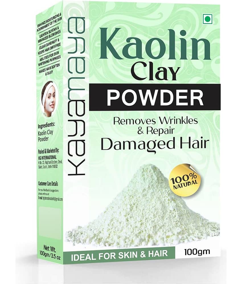 Organic Kaolin Clay Powder for Face Pack and Hair Pack