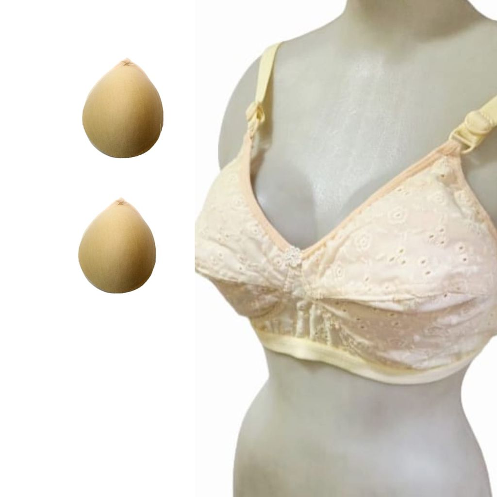 MAASTECTOMY CANCER POCKET EMBRIODERY WITH TWO PADS
