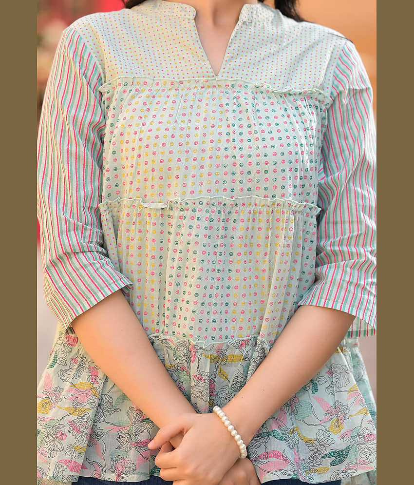 Juniper Women's Cotton Tunic ( Green ) view 2