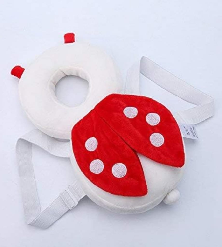 Cute Ladybug Baby Head Protection Pad Backpack, Breathable Toddler Head cushion view 2