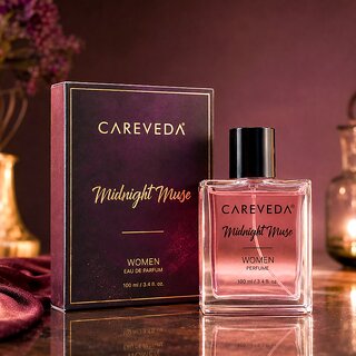 (Pack of 1) CareVeda Midnight Muse Eau De Parfum for Women, Sweet Floral Gourmand Fragrance, Long-Lasting, 100ml view 2