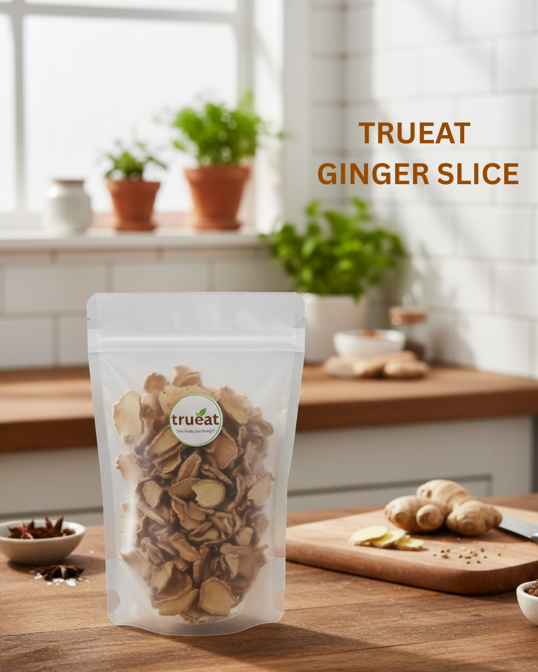 TRUEAT GINGER SLICE 400 G