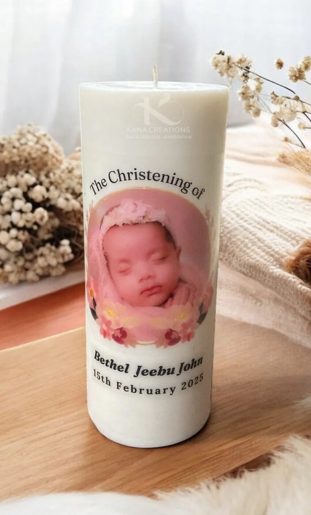 Baptism Soy Candles