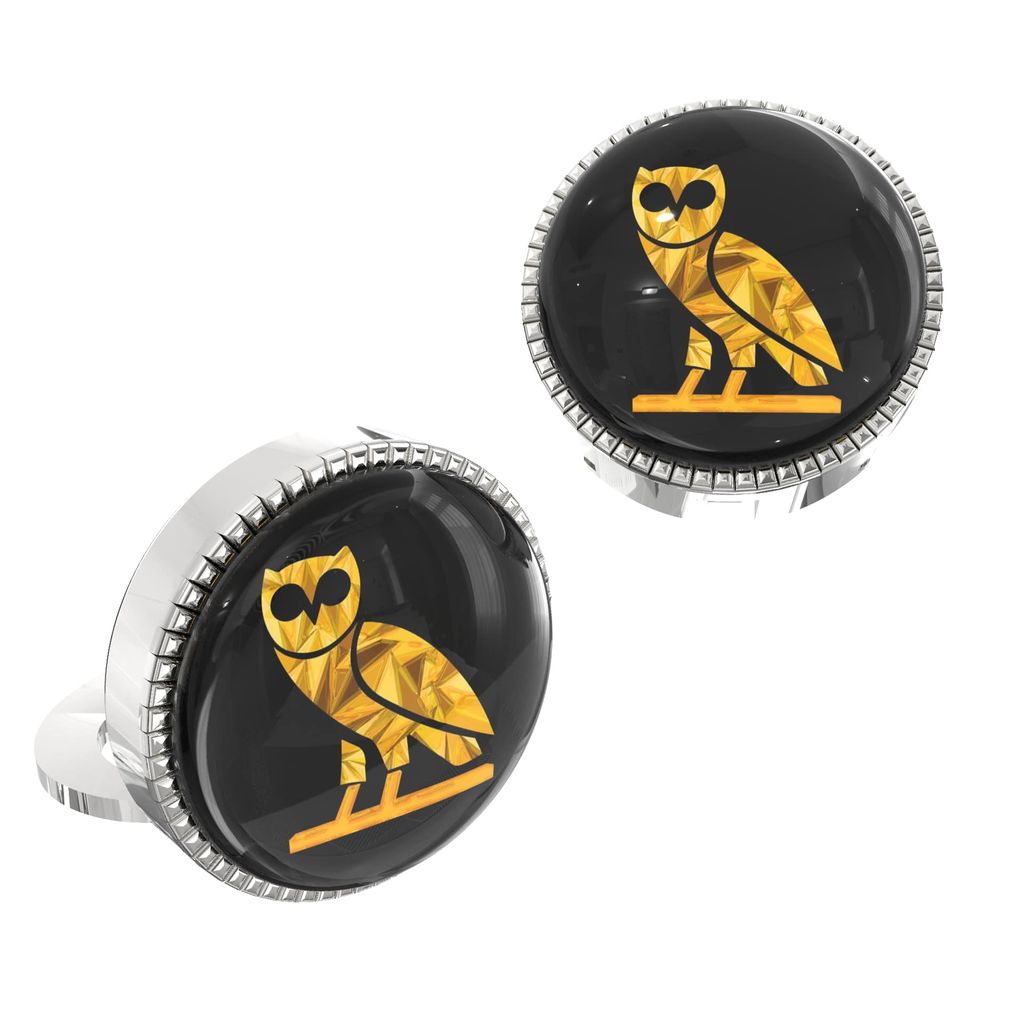 The Smart Buttons - Shirt Button Cover Cufflinks for Men - OVO Drake Style view 2