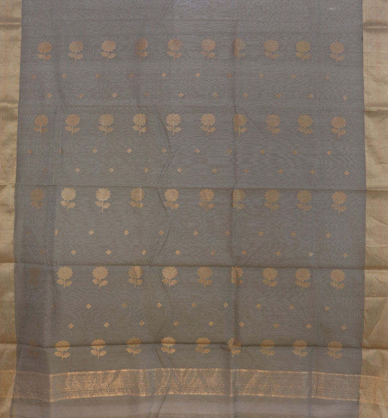 Handloom Chanderi Silk Cotton Saree view 2