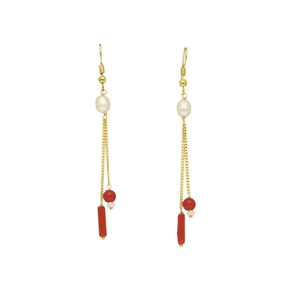Sri Jagdamba Pearls Divin Pearl Earrings For Women Girls view 2
