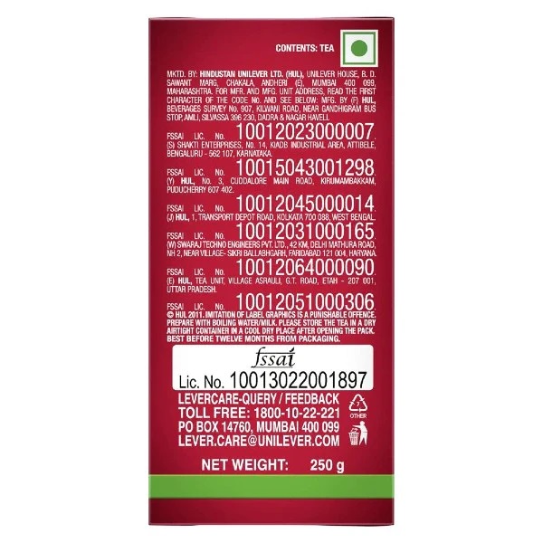 Red Label Tea 250 Gms view 2