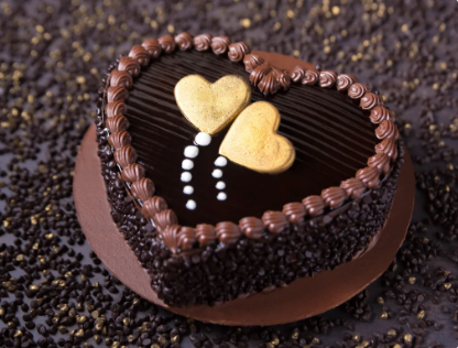 Monginis Dutch Chocolate Heart Cake 500 Gms
