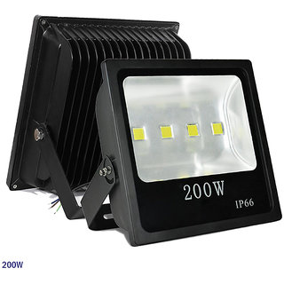 SNAP LIGHT 200W LED Outdoor Flood Light White Focus Waterproof - 45000 Hrs Long life