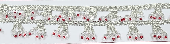 92.5 Silver Traditional Indian Anklet Payal With Small Bells view 2