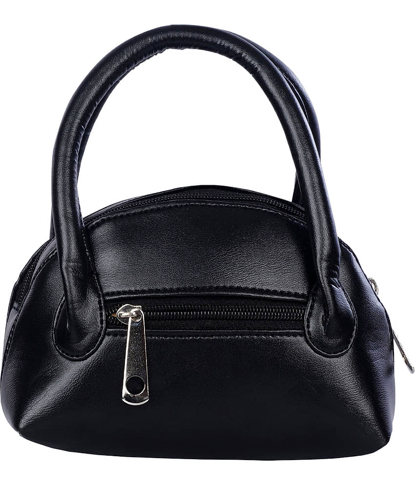 belladona designer bags Black Faux Leather Potli view 2