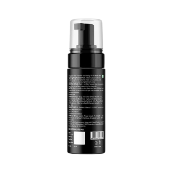 Beardo Hemp Facewash Foam 100 Ml view 2
