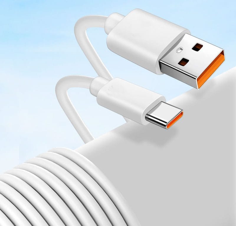 120W USB A to USB C HyperCharge Cable (6A) | Turbo Charge Support for Xiaomi, Poco, Redmi Premium TPE & Zinc Alloy 480Mbps Data Sync – 1 M view 2