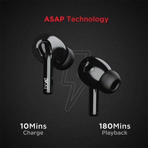 boAt Airdopes 161 with ASAP Charge view 2