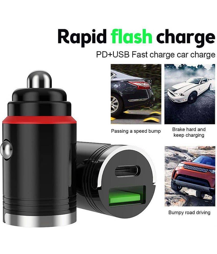 BAWALY Car Mobile Charger 1 Black view 2