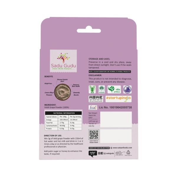 Veldt Grape Powder 100 Gms view 2
