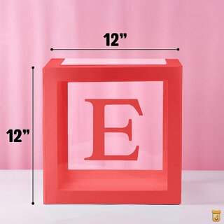 Fun Town Bubble Balloon Box LOVE Red Valentines Day, Wedding Anniversary Decoration Kit Pack of 4 Boxes view 2