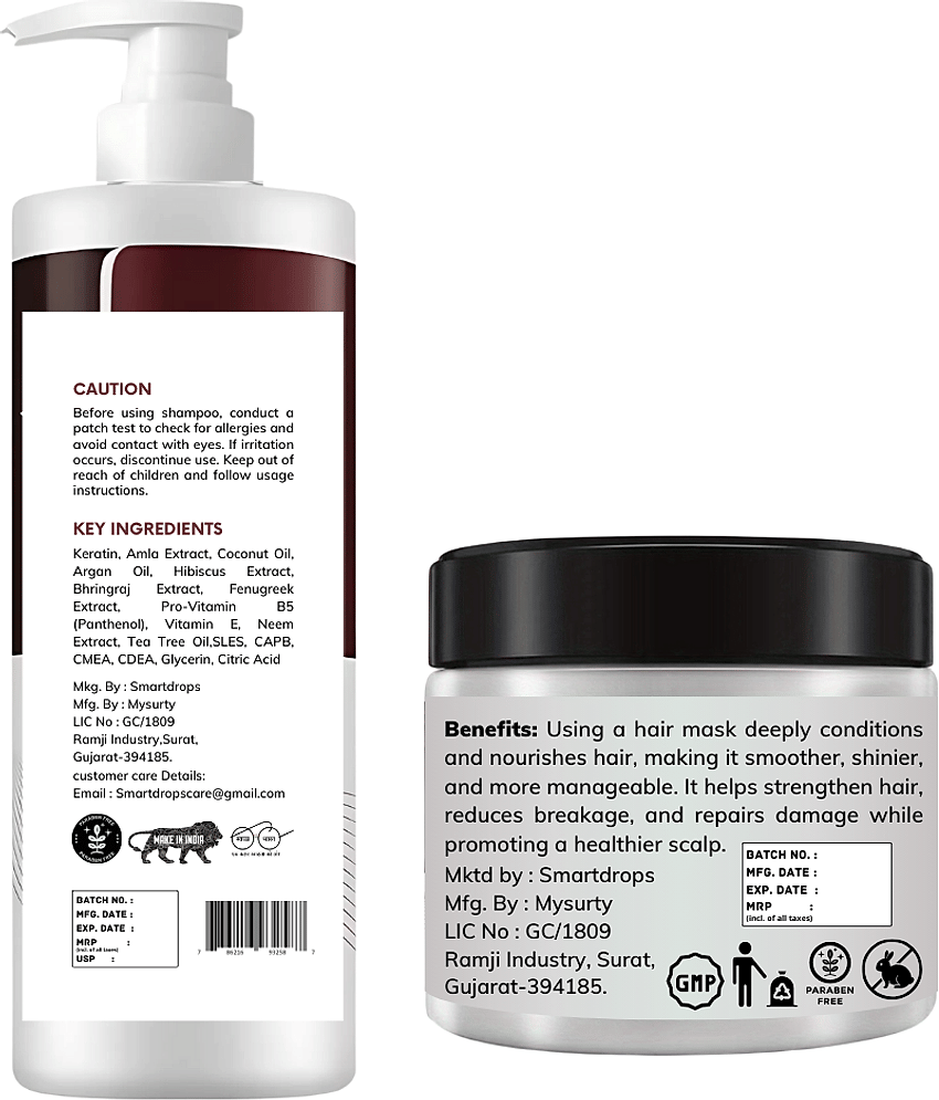 Anti Dandruff Hair Mask And Shapmoo | Hair Care Combo Use For Me n And Women view 2