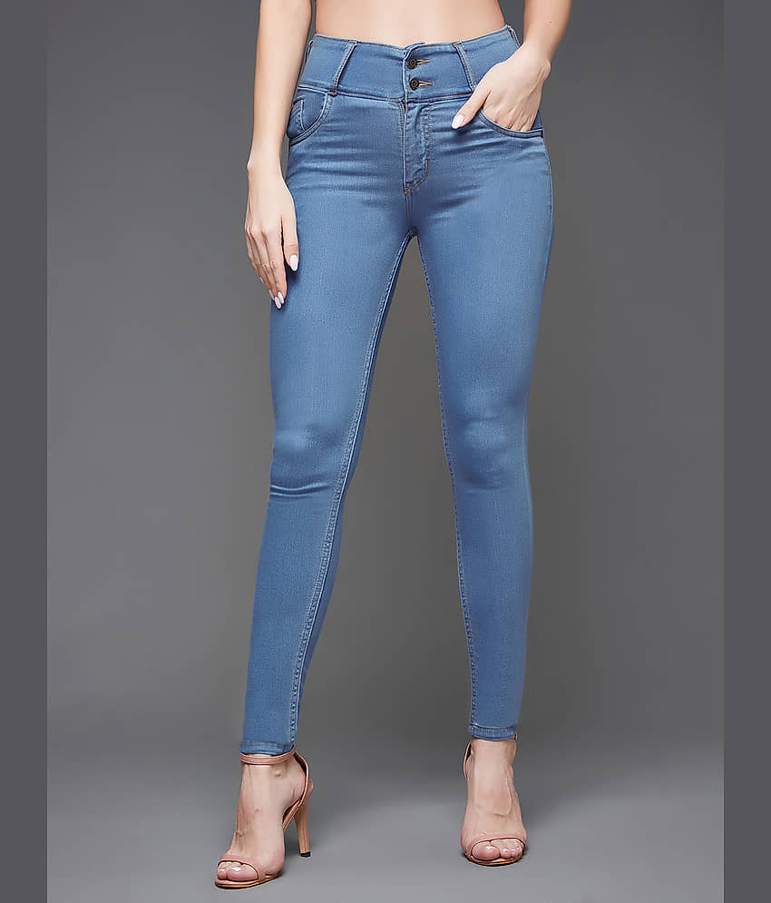 Miss Chase - Blue Denim Skinny Fit Women's Jeans ( Pack of 1 ) view 2