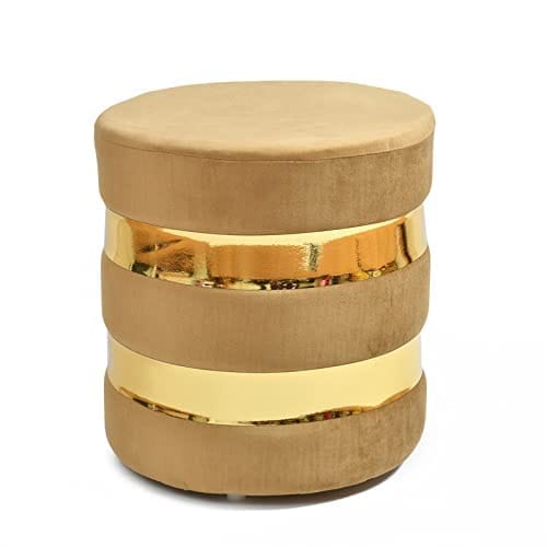 ShadowKart Ottoman Pouffes Stool for Living Room | Footrest Seat Pouf Puffy Foam Stool | Foot Stool Home Decoration view 2
