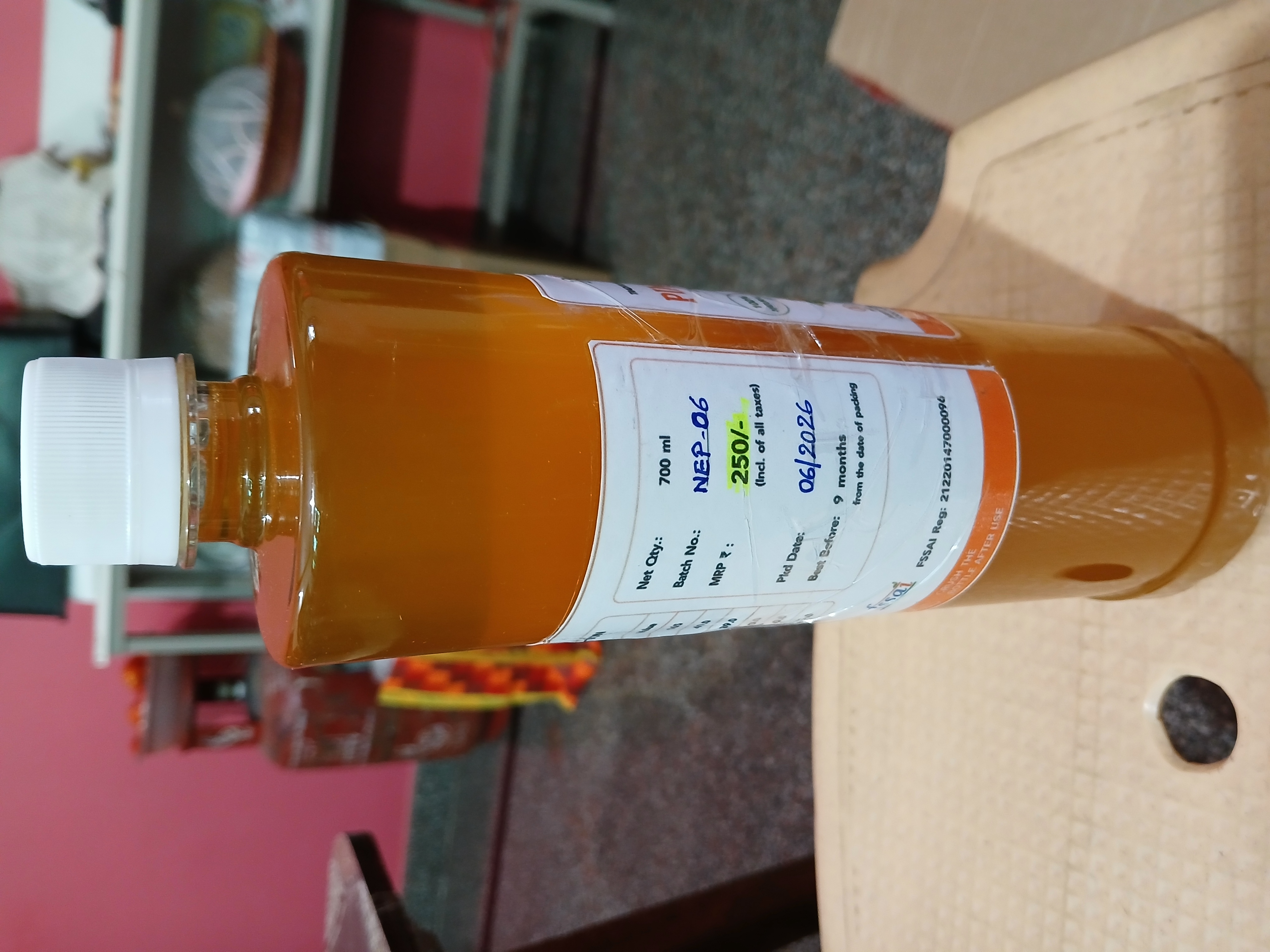 Nisarga Pineapple Squash (Bottle) view 2