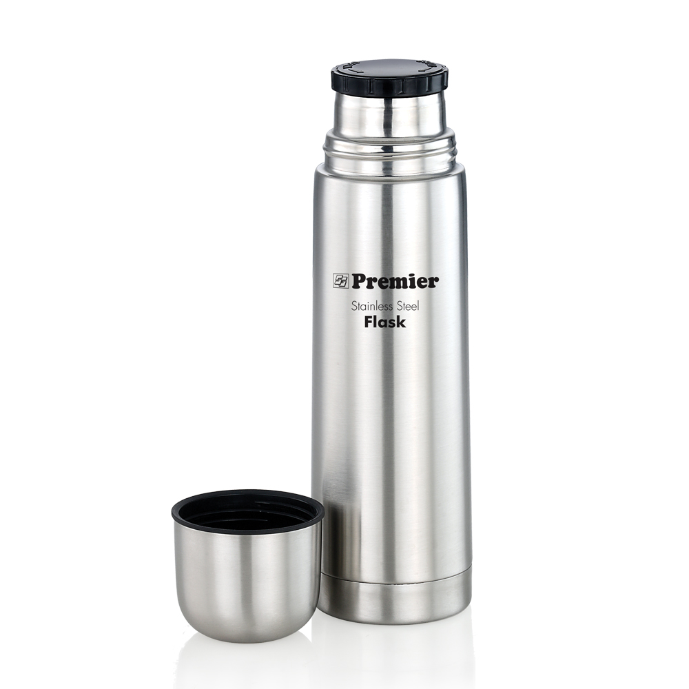 Premier Vacuum Insulated Stainless Steel Flask - 1 Ltr view 2