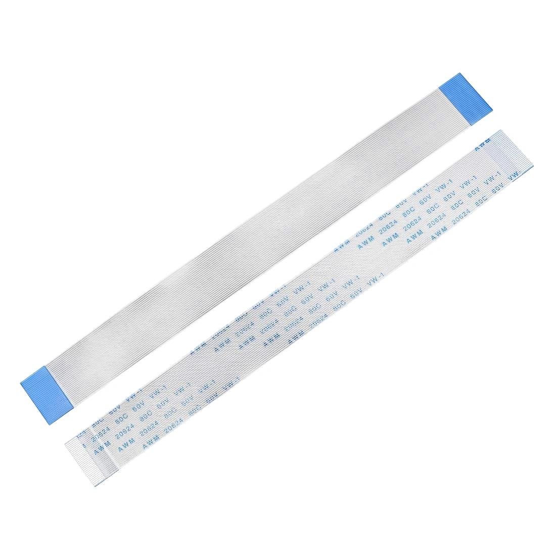 18 Pin 0.5mm Pitch 100mm Same Side Connection FFC Ribbon Flexible Flat Cable view 2